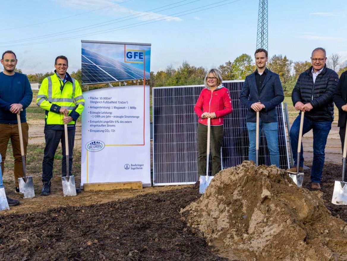 Boehringer gibt Startschuss für Solarpark