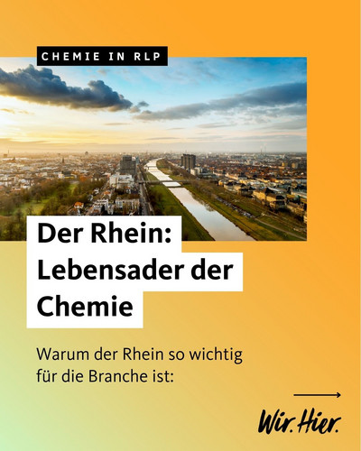 Der Rhein – eine zentrale Infrastruktur für die Chemie- und Pharmaindustrie.