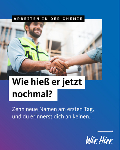 Wie oft musstest du am Anfang nach Namen fragen?
