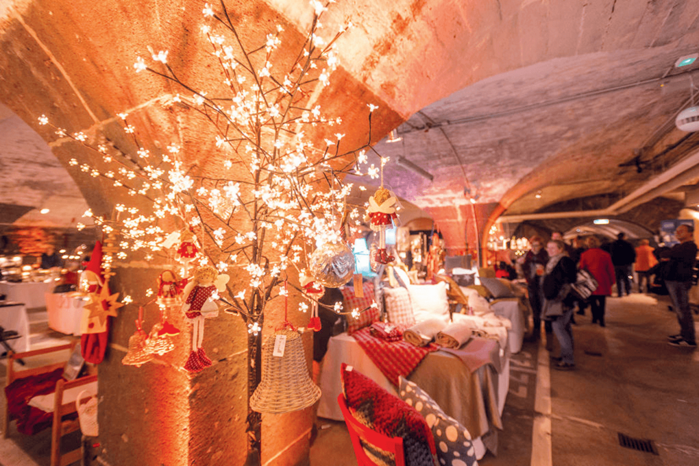 Winzer-Weihnachtsmarkt in Traben-Trarbach. Foto: Rheinland-Pfalz Tourismus GmbH/Dominik Ketz