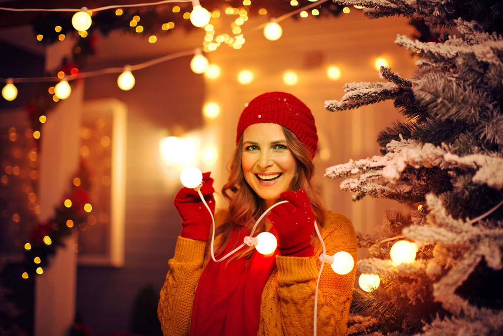 Weihnachtsmarkt im Garten