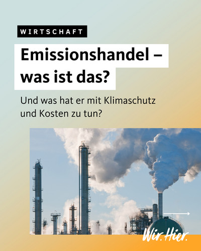 Der Emissionshandel ist das Herzstück der EU-Klimapolitik: Wer Treibhausgase verursacht, muss zahlen – wer spart, wird belohnt.