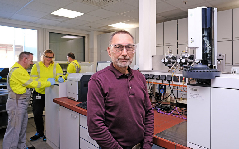 Gerhard Oswald von Procter & Gamble in Worms. Foto: Florian Lang.