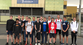 Der Ausbildungsjahrgang 2019 bei Michelin in Bad Kreuznach. Foto: Michelin/Johannes Ender