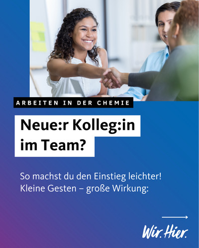 Was hat dir den Einstieg in einen neuen Job erleichtert?