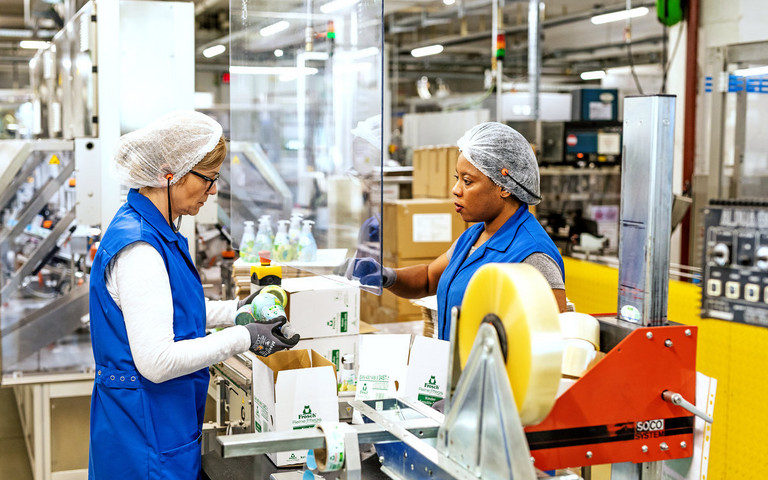 Produktion bei Werner & Mertz. Foto: Werner & Mertz