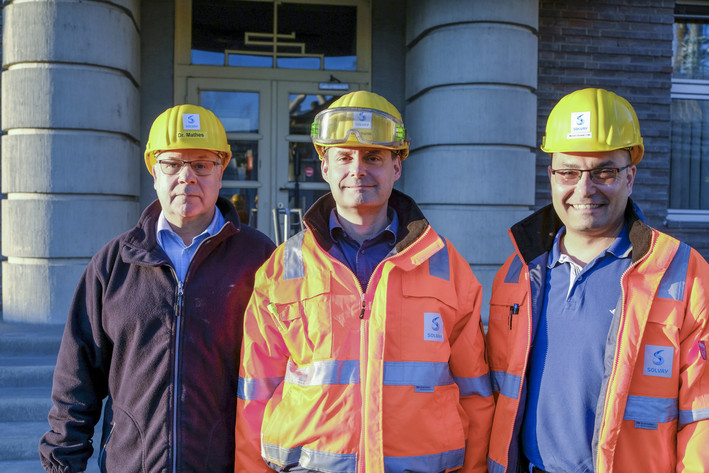 Aufgestellt: Manfred Mathes, Erik Bonmann und Marcelo Ferriera-Dinardi (v.l.n.r.). Foto: Daniel Roth.