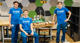 BASF-Azubis geben Einblicke in die Ausbildung. 