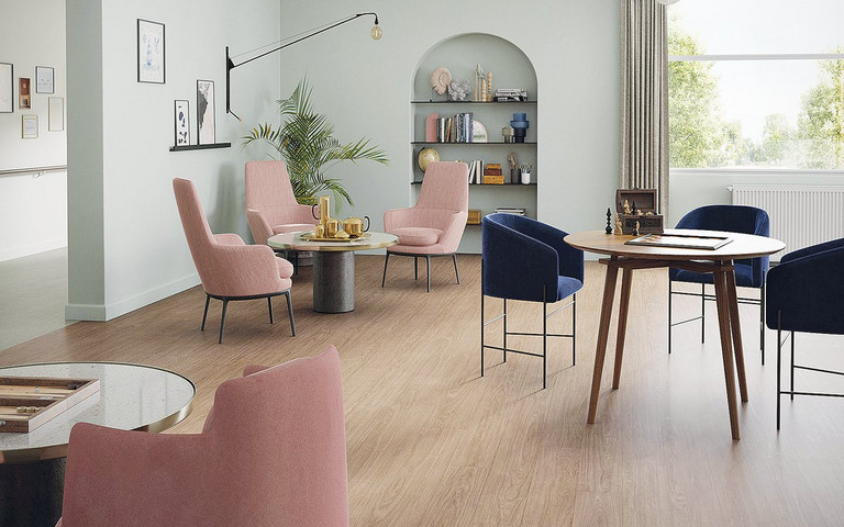 Ein Zimmer in einem Seniorenwohnheim