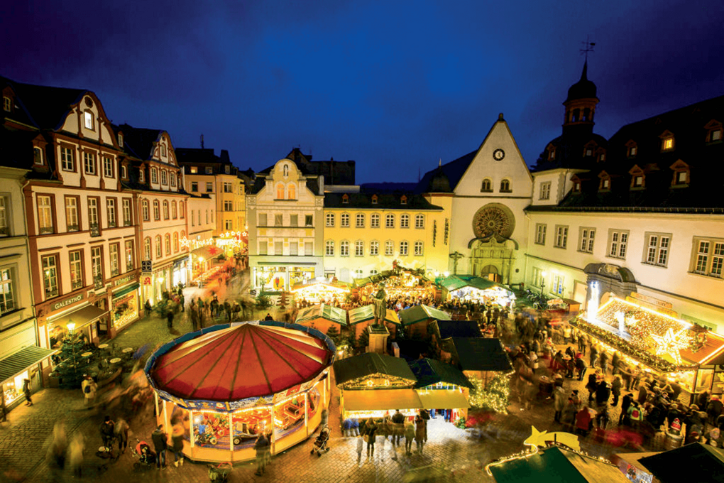 Weihnachtsmarkt in Koblenz. Foto: Rheinland-Pfalz Tourismus GmbH/Henry Tornow