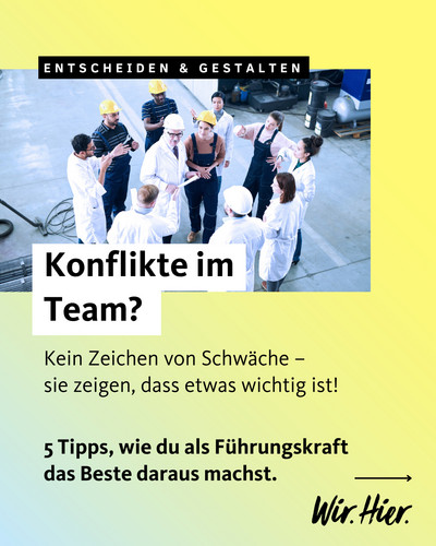 Konflikte sind anstrengend, aber sie lassen sich professionell managen.