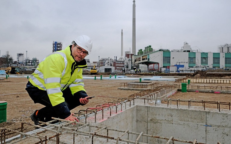 Stephan Nicolay, Projektmanager für das neue Innovationszentrum von Röhm