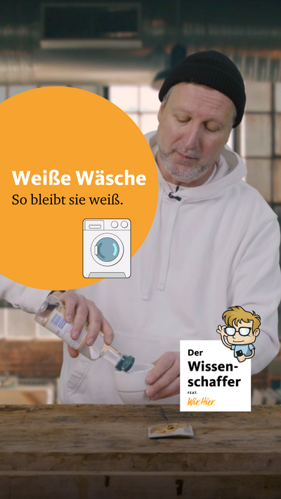 So strahlt eure weiße Wäsche wieder ?