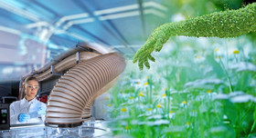 Nachhaltige Chemie: BASF recycelt Batterien von E-Autos. Fotos: BASF, AdobeStock