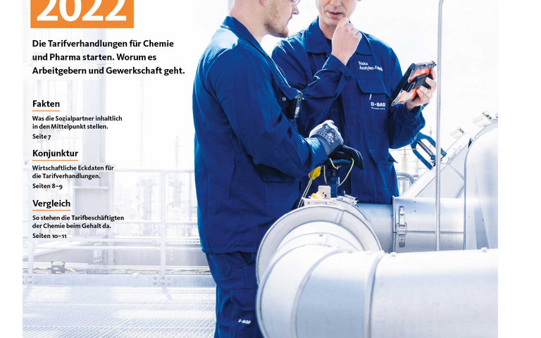 Schwerpunkt Chemie-Tarifrunde