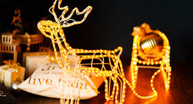Sparen bei der Weihnachtsbeleuchtung