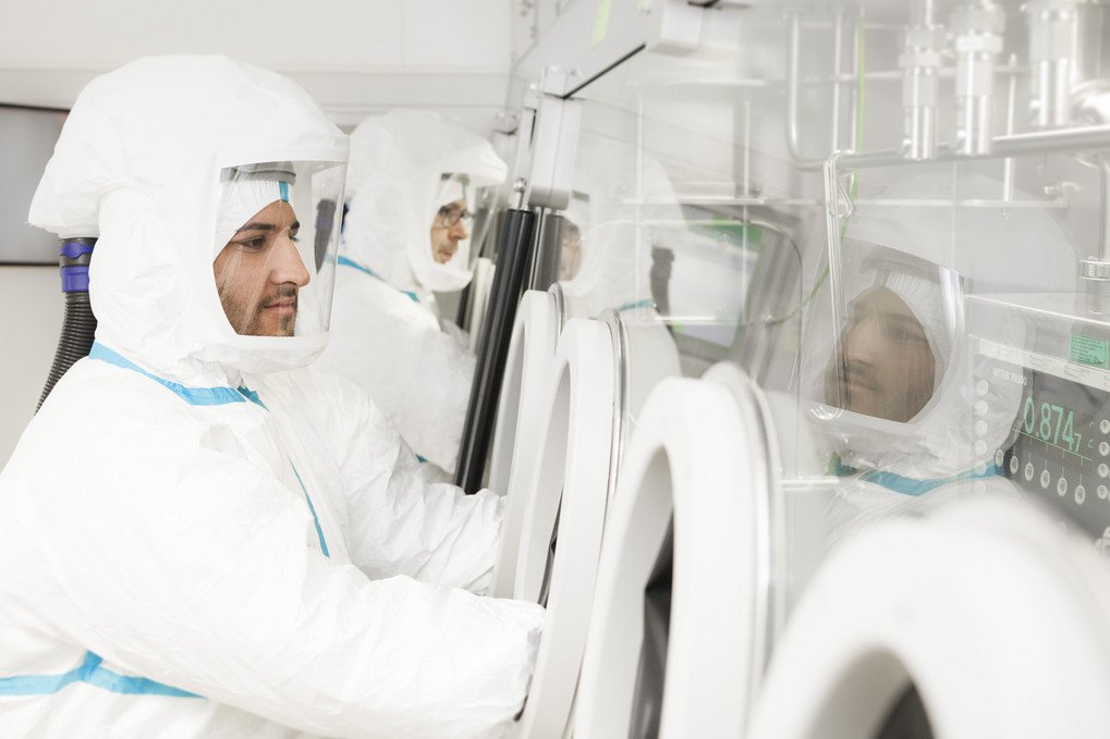 Pharmaproduktion im Labor von AbbVie.