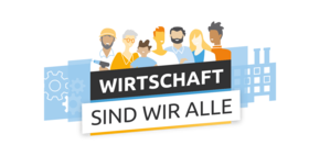 Ein Poster zur BDA-Kampagne "Wirtschaft sind wir alle"