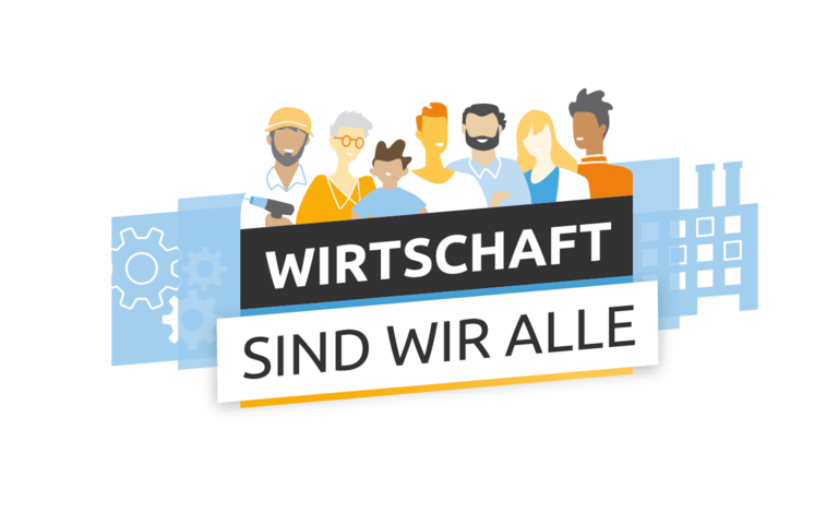 Ein Poster zur BDA-Kampagne "Wirtschaft sind wir alle"