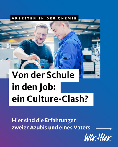 Von der Schule in den Job: Das kann eine riesige Umstellung sein. ℹ️
