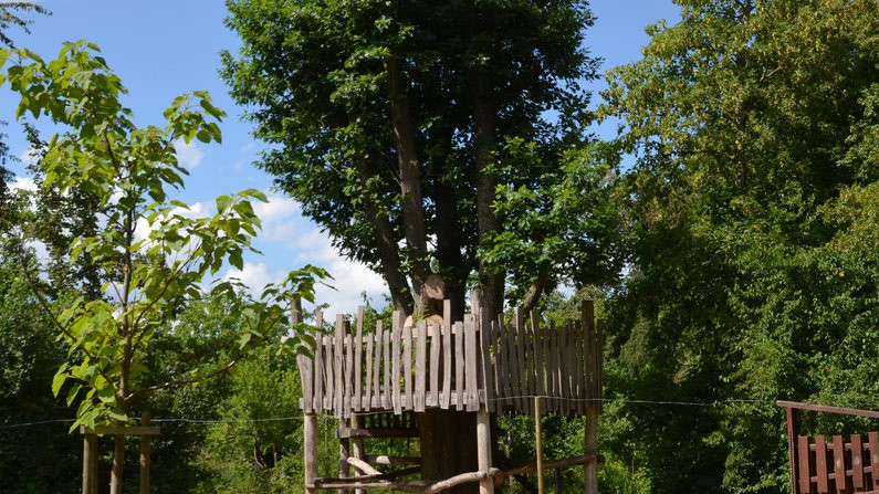 Der Naturpark des Stiftsgutes Keysermühle in Klingenmünster. Foto: Wir.Hier. / Wiebke Bomas.