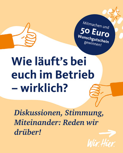 Wie ist die Stimmung in eurem Betrieb? ️