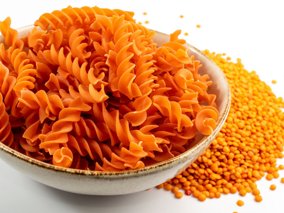 Nudeln aus Linsen sind gesund und eine Abwechslung zur üblichen Pasta. Foto: ange1011 – stock.adobe.com