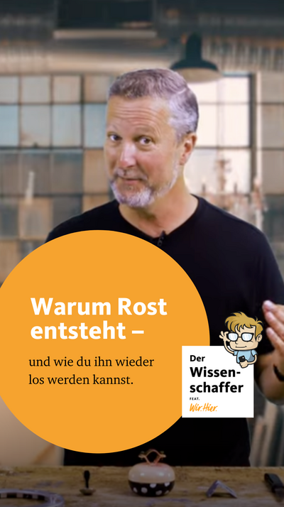 Rooooost! ?️ Wir alle kennen das Problem: Ob Nägel, Schlösser oder Fahrradketten - Rost setzt sich gern mal an Metallen ab.