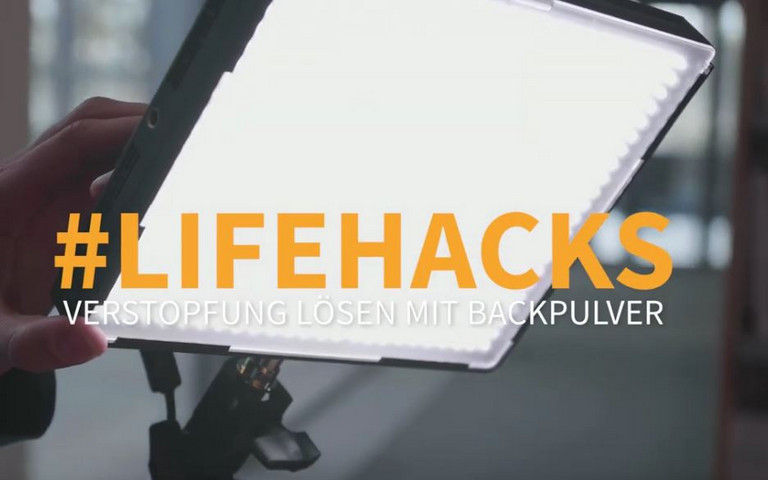 LifeHack Video: Abfluss frei