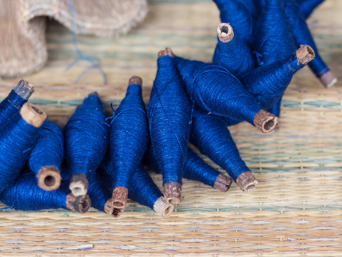 Indigo-Garn: Foto: stock.adobe.com - EmmaStock