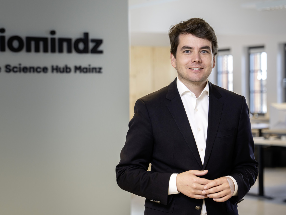 Schöne Erfolge, noch höhere Ziele Felix Wälder ist Geschäftsführer der biomindz Standortentwicklungsgesellschaft Mainz mbH.