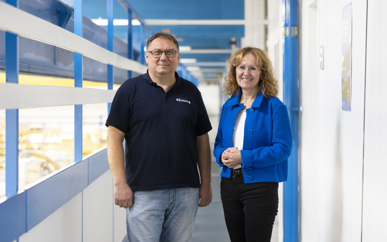 Die Sozialpartner der Firma Röchling in Lahnstein. Foto: Wir.Hier./Frank Eppler