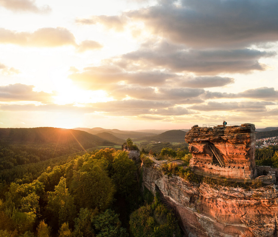 Grenzüberschreitend: Das Biosphärenreservat Pfälzerwald verbindet die französischen Nordvogesen und den heimischen Pfälzerwald. Foto: RPT