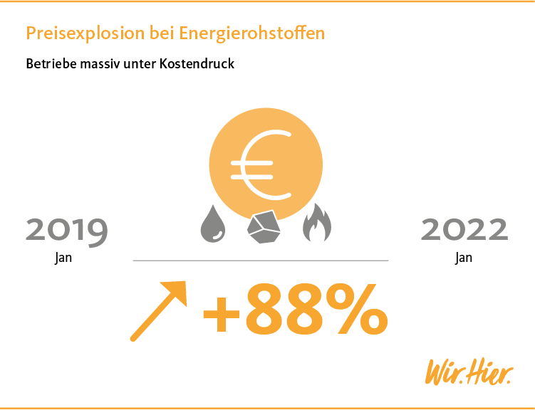 Grafik Preisentwicklung Rohstoffe