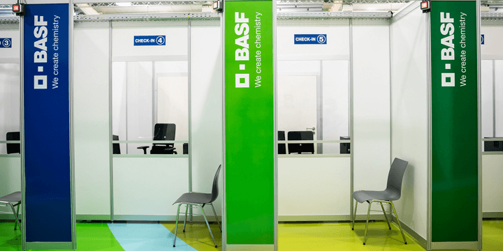 Impfzentrum der BASF. Foto: BASF