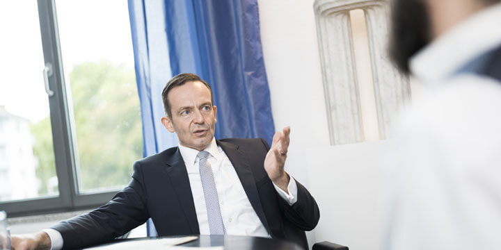 Interview Wirtschaftsminister RLP Volker Wissing © Jan Hosan